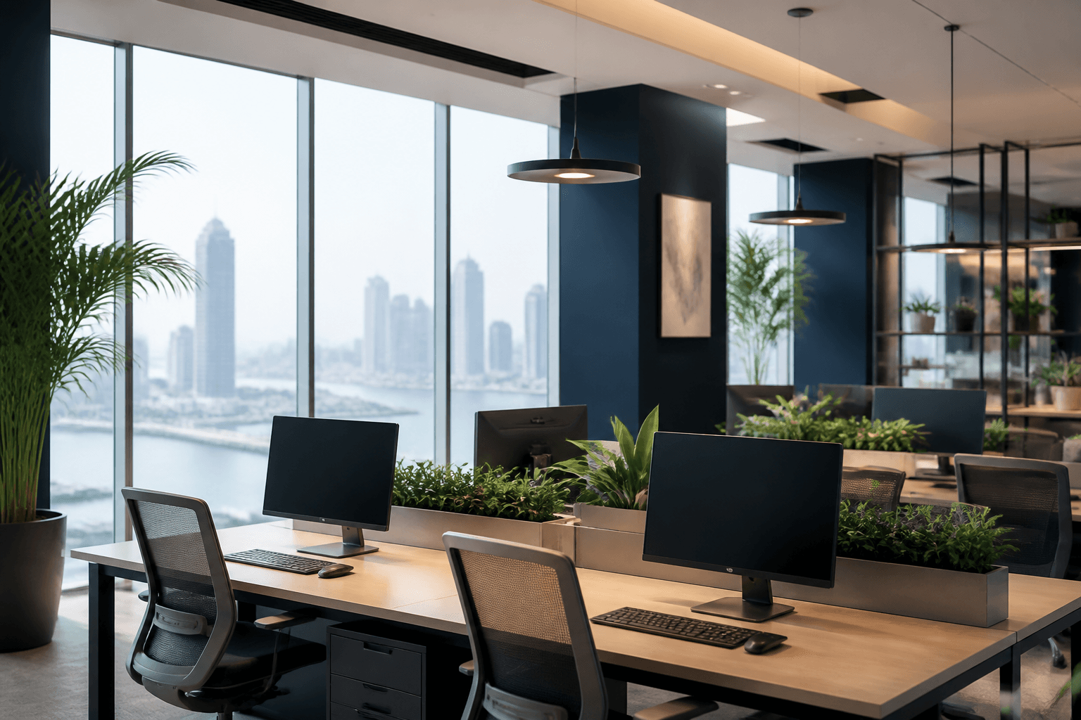 Flexible flexi-desk coworking workspace options in Bahrain